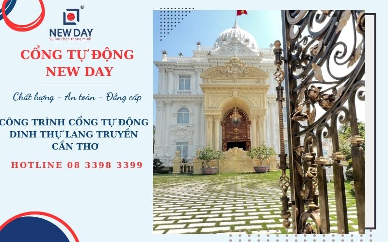 Lắp cổng tự động cho biệt thự