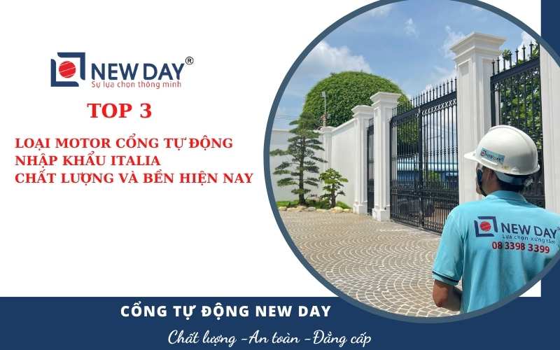 top 3 loại motor cổng tự động