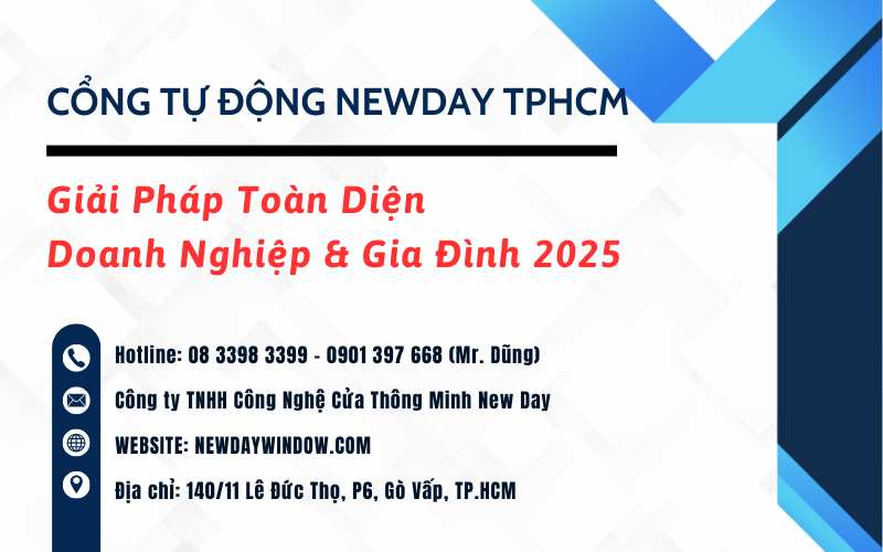 Cổng tự động HCM uy tín và chuyên nghiệp hơn 10 năm